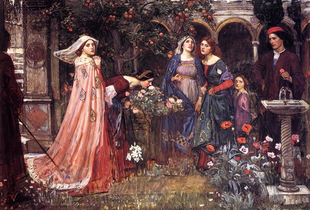 The Enchanted Garden by John William Waterhouse